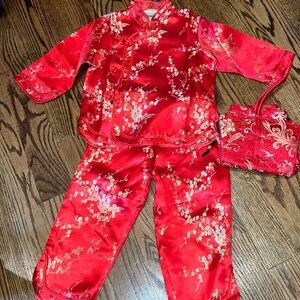 Geisha costume with matching bag